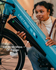 Lectric XPress2 Stratus White Cruiser eBike