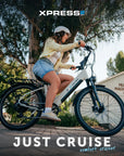 Lectric XPress2 Stratus White Cruiser eBike