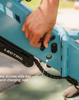 XP4 750 Electric Bike Folding Step-Thru Raindrop Blue