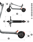 Go Stellar Electric Scooter Dual Motor 32 mph 32 Miles