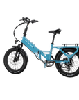 XP4 750 Electric Bike Folding Step-Thru Raindrop Blue