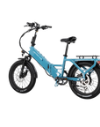 XP4 750 Electric Bike Folding Step-Thru Raindrop Blue