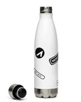 Stainless Steel Insulated Water Bottle 17 oz White