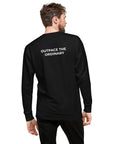 Premium Unisex Crewneck Sweatshirt Soft Fleece Black