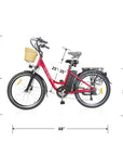 NAKTO City Electric Bicycle 26'' Aluminum Alloy Strollor