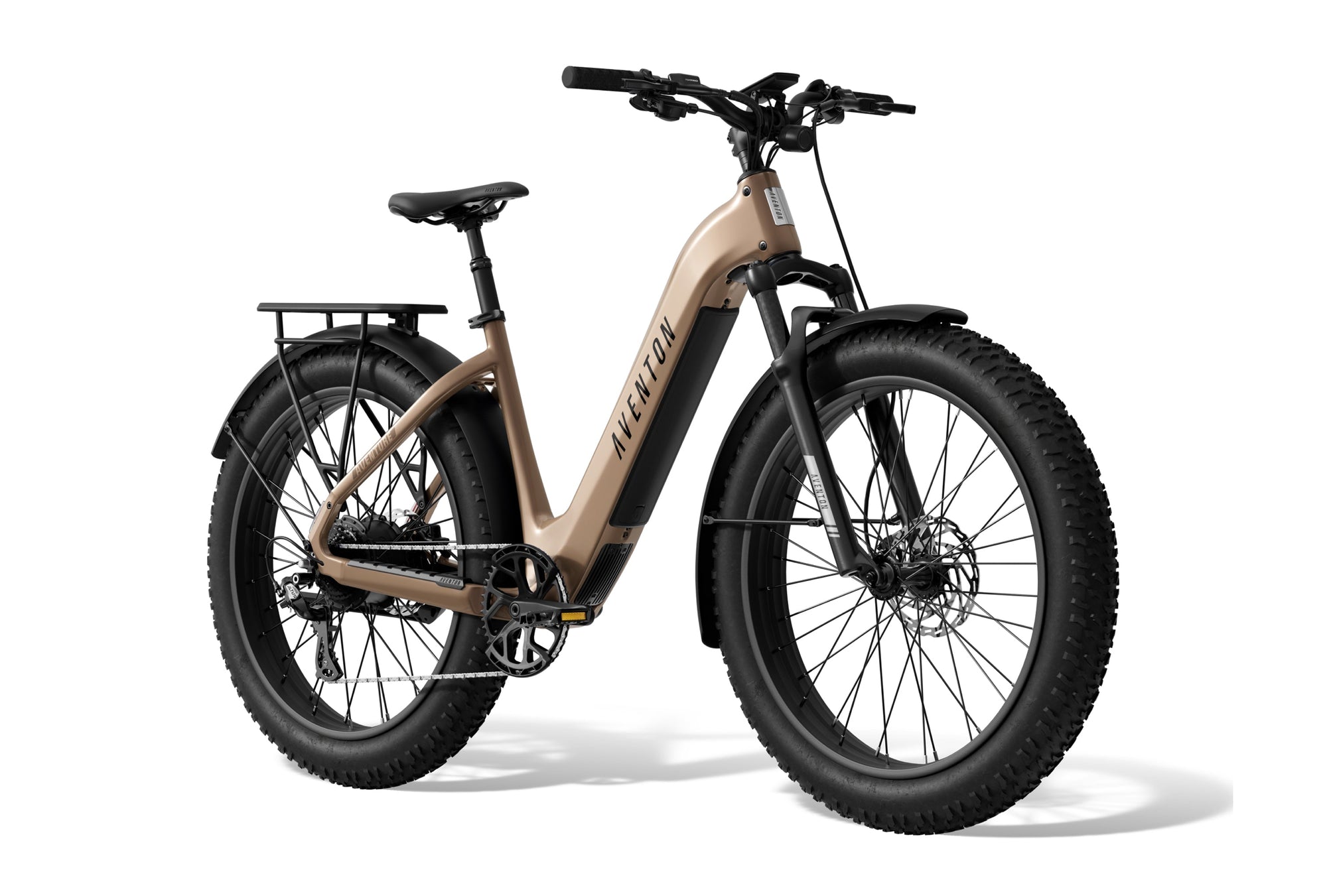 Aventon Aventure 3 Step-Through Fat Tire Electric Bike 750W 65‑Mile