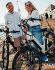 Lectric XPress2 Stratus White Cruiser eBike