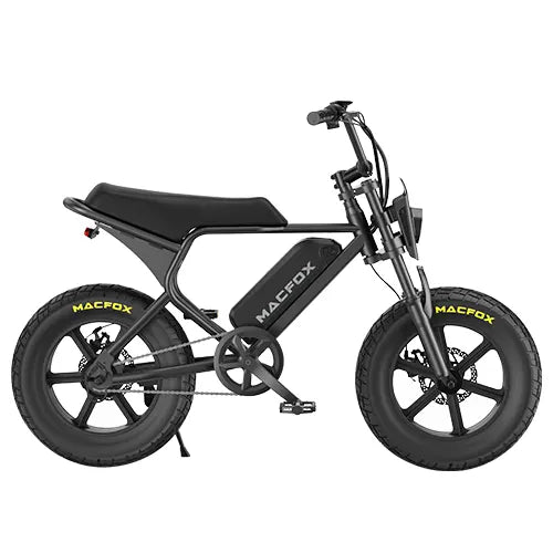 Macfox M16 Black Foldable High-Performance Electric Mountain Bike