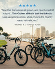 Lectric XPress2 Stratus White Cruiser eBike
