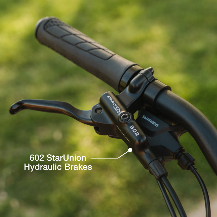 XP4 750 Electric Bike Folding Step-Thru Raindrop Blue