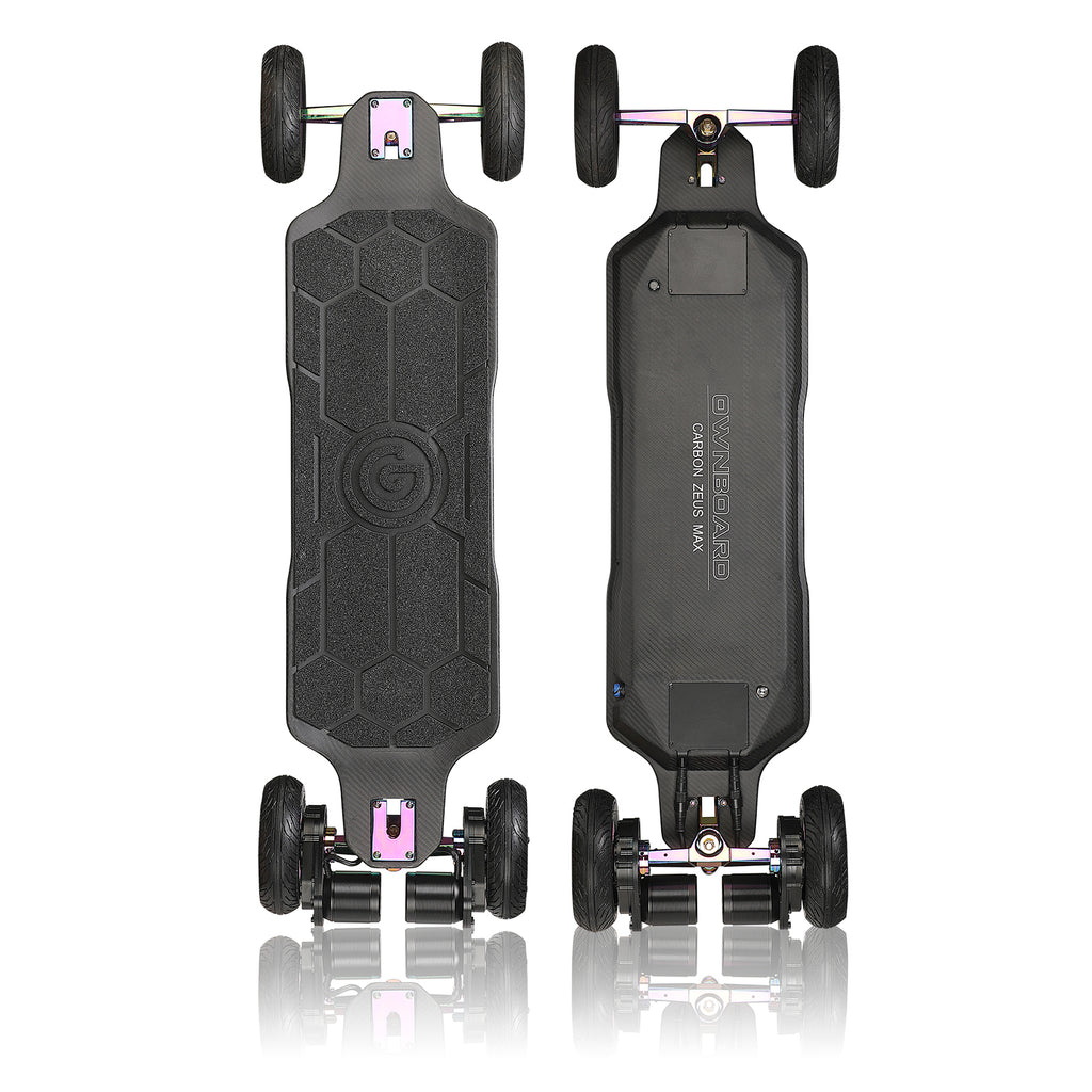 Ownboard Carbon ZEUS Max AWD Electric Skateboard (Gear drive option)