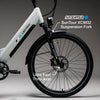 Lectric XPress2 Stratus White Cruiser eBike