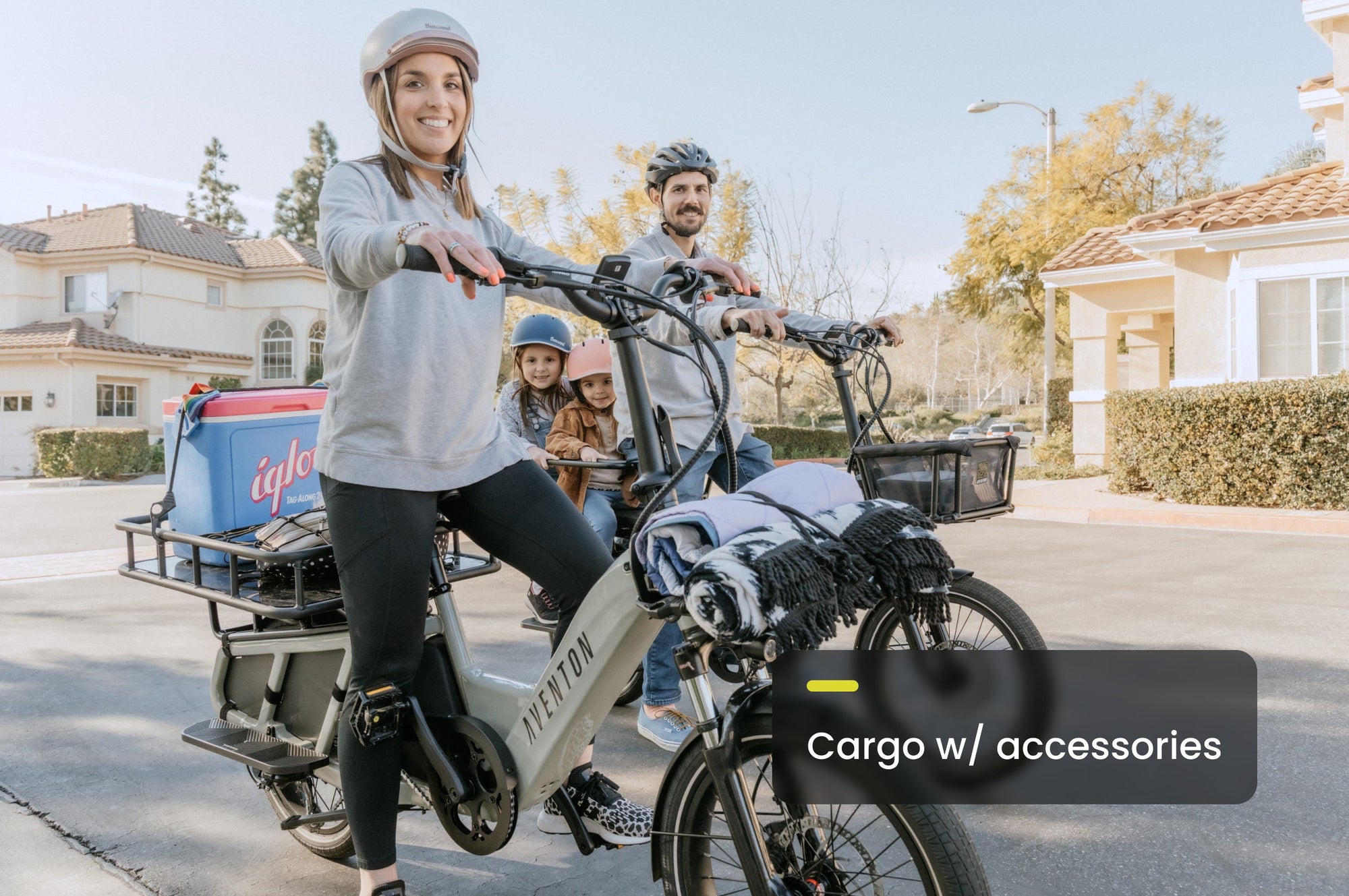 Aventon Abound Cargo E‑Bike with 750W Motor, 50‑Mile Range