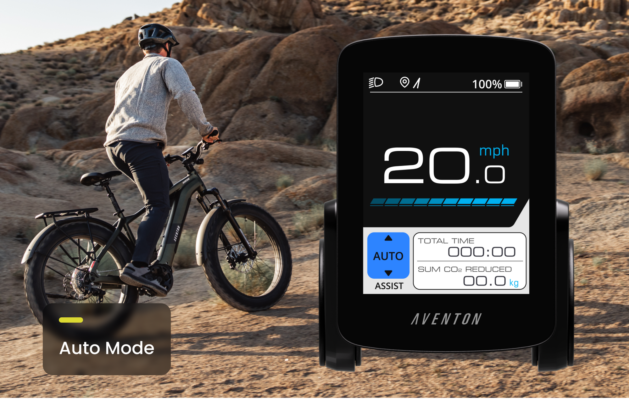 Aventon Aventure M 28mph 400lb Capacity Electric Bike