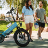 XP4 750 Electric Bike Folding Step-Thru Raindrop Blue