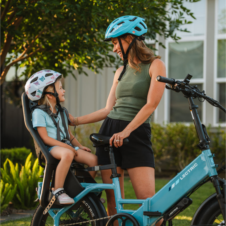 XP4 750 Electric Bike Folding Step-Thru Raindrop Blue