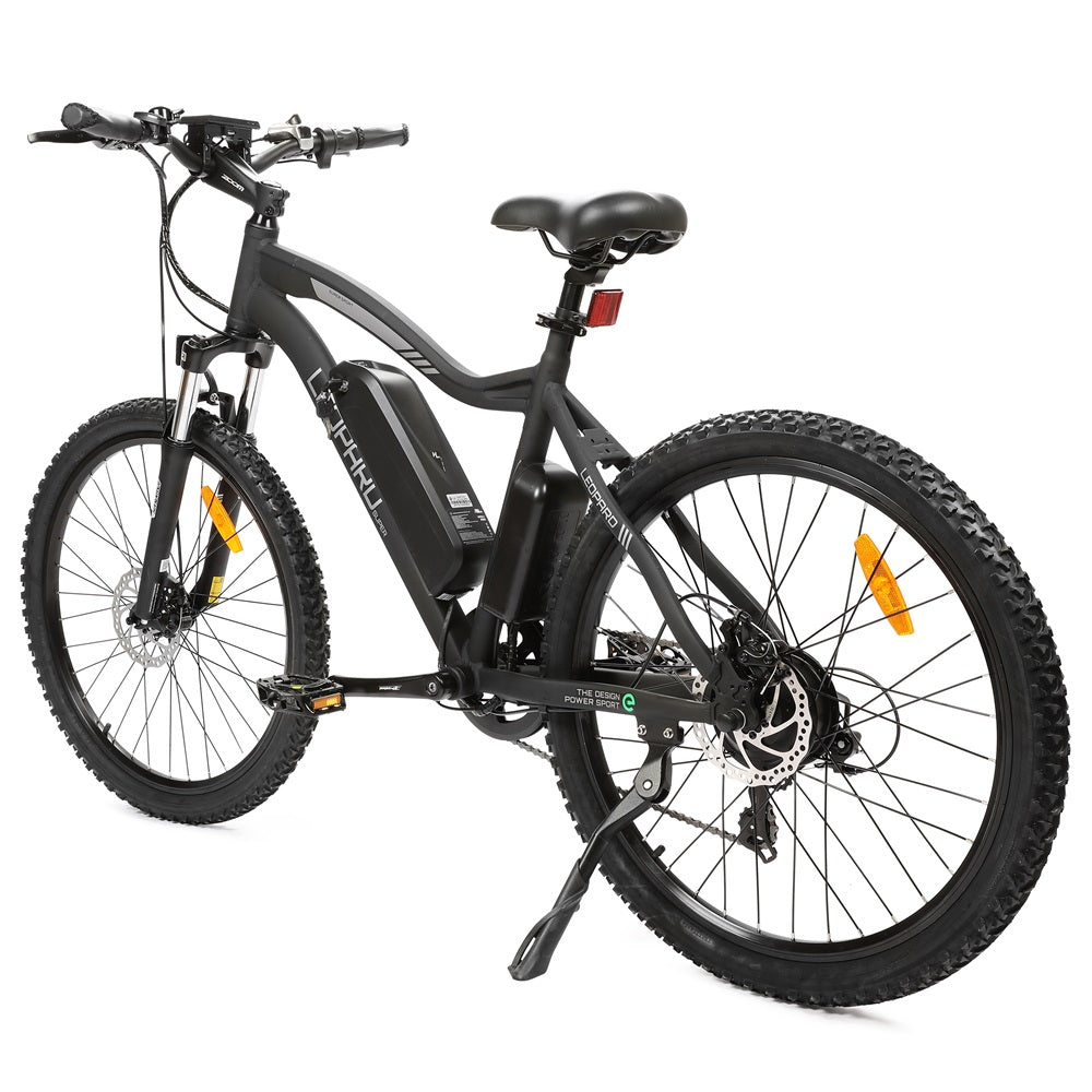 leopard citybike Ecotric Leopard Electric Mountain Bike (UL Certified) Black