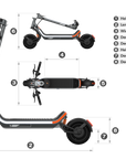 City 2.0 Electric Scooter with 1200W Motor and 40-Mile Range