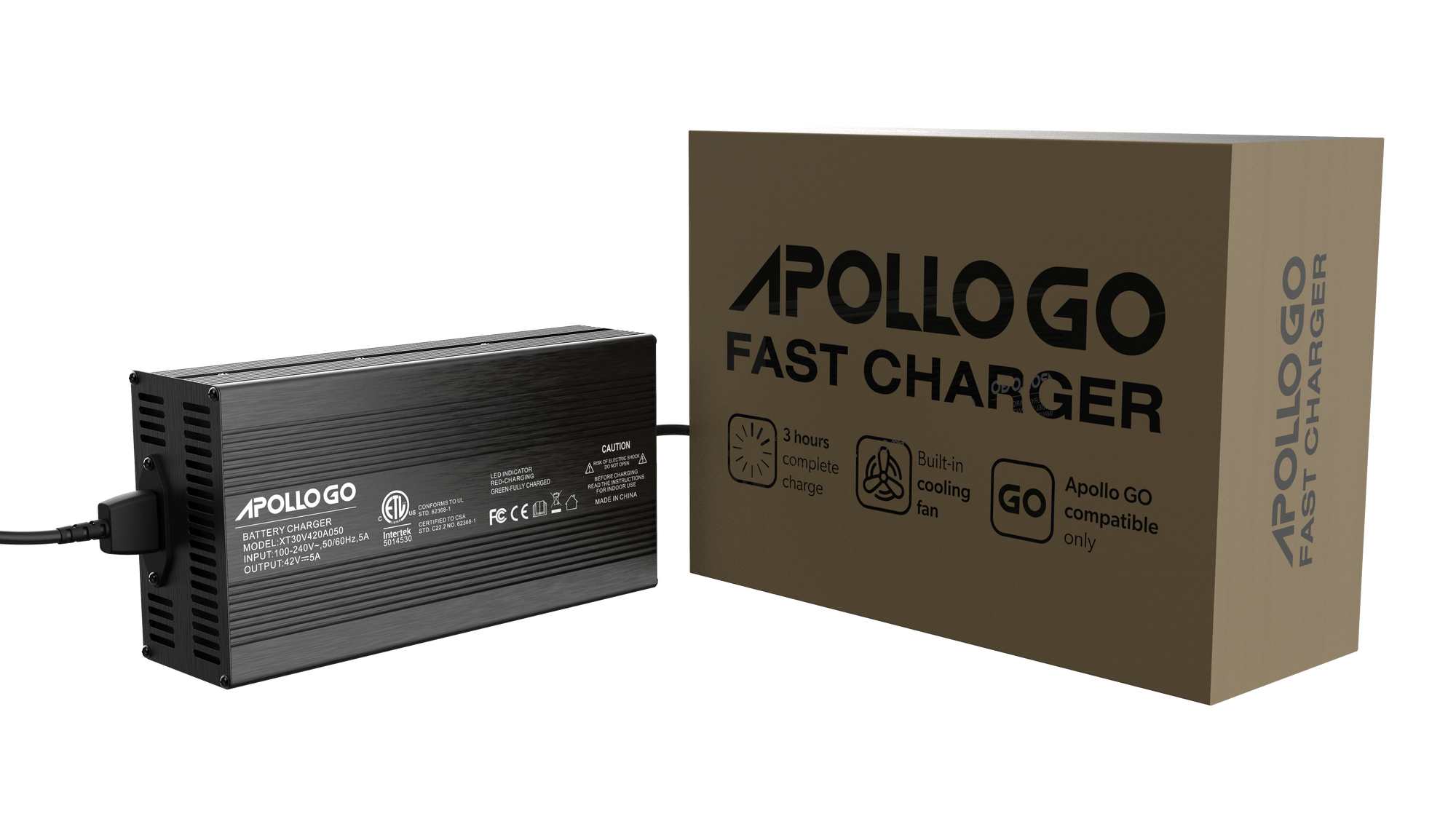 GO Fast Charger 4.5A Rapid Electric Scooter Power Adapter