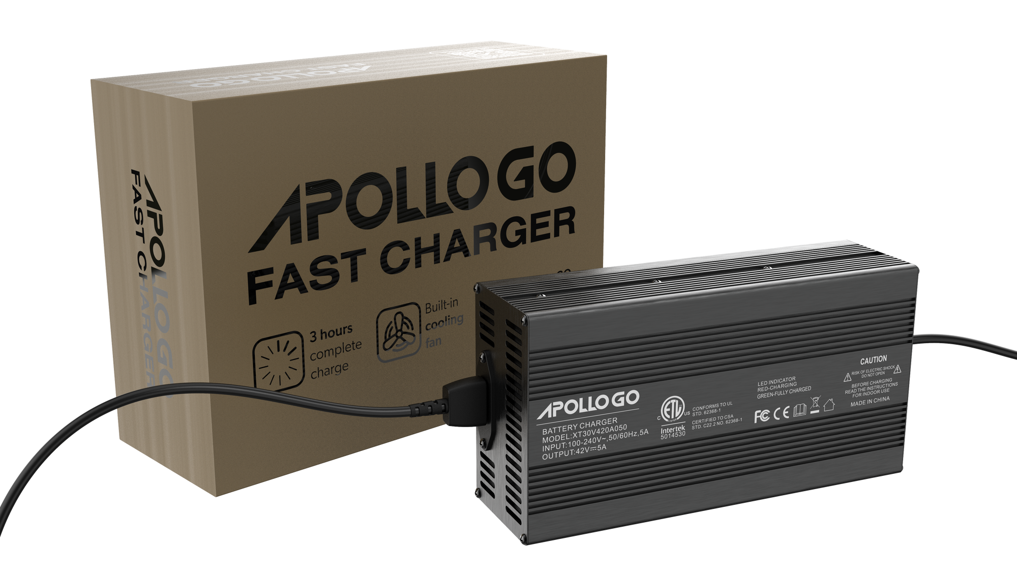 GO Fast Charger 4.5A Rapid Electric Scooter Power Adapter