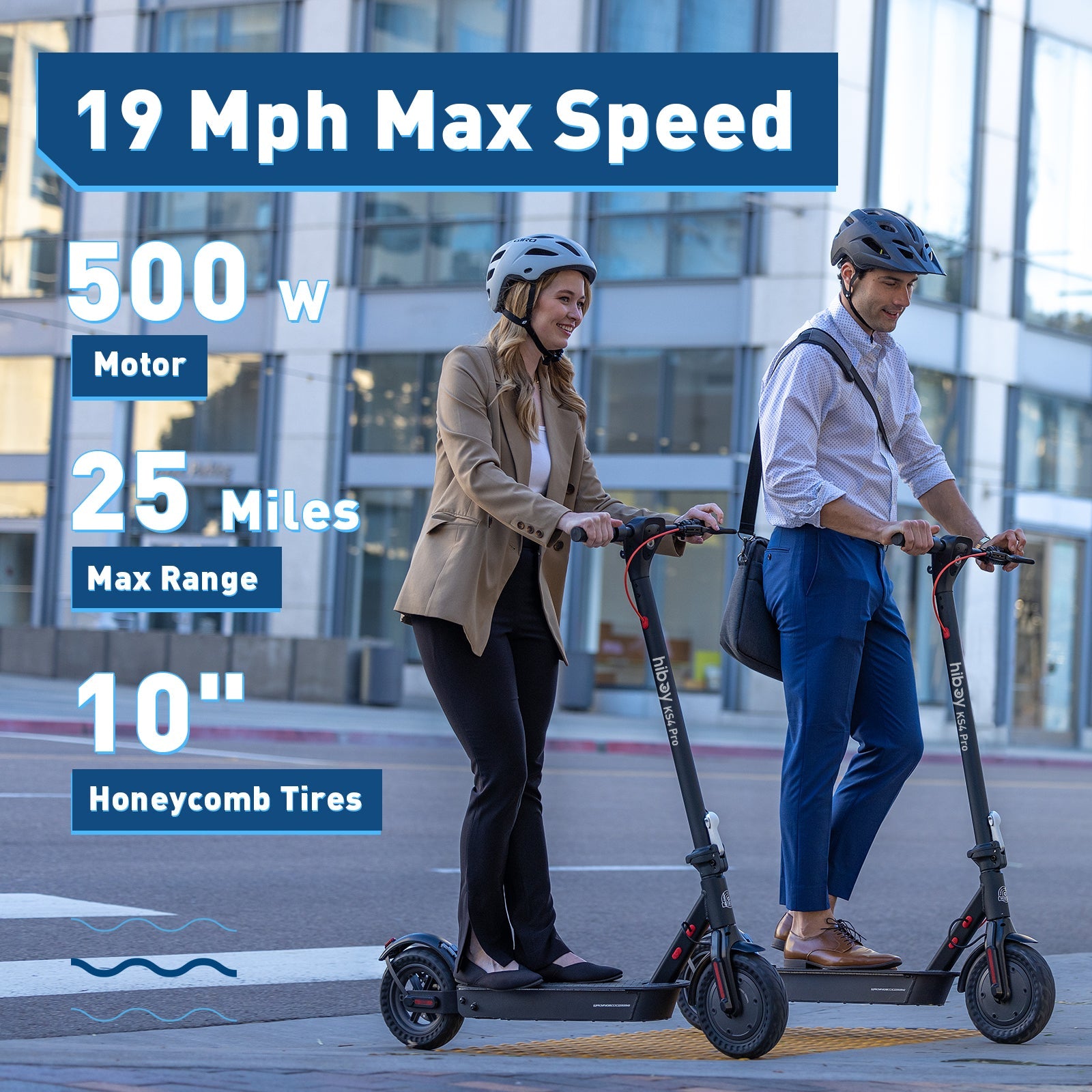 Hiboy KS4 Pro Premium Electric Scooter – Fast Light 19mph