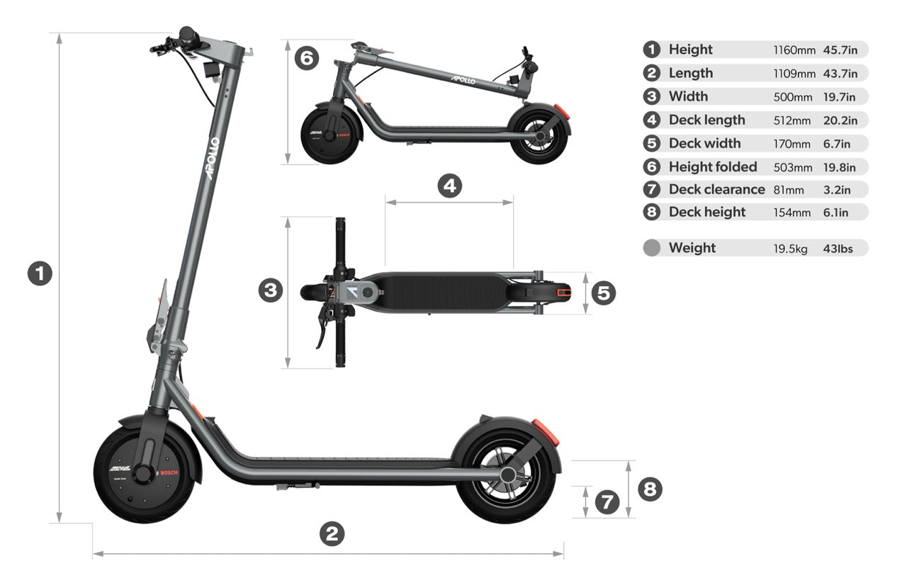 Dash Electric Commuter Scooter 21 mph Top Speed