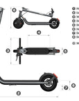 Dash Electric Commuter Scooter 21 mph Top Speed