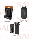 Road Warrior Electric Scooter Accessory Bundle with Storage and Lock