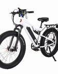 Rocky Road 48 Volt High End Electric Fat Tire Straight Frame Mountain Bicycle