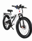 Rocky Road 48 Volt High End Electric Fat Tire Straight Frame Mountain Bicycle