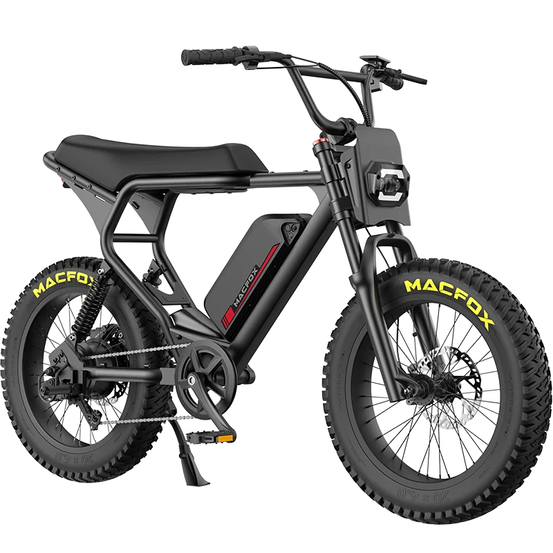 Macfox X2 1000W Brushless Electric Mountain Bike with Dual Battery