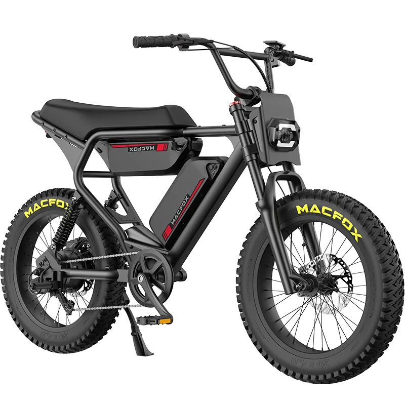 Macfox X2 1000W Brushless Electric Mountain Bike with Dual Battery