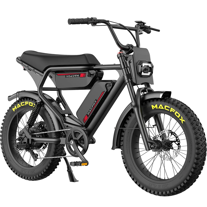 Macfox X2 1000W Brushless Electric Mountain Bike with Dual Battery