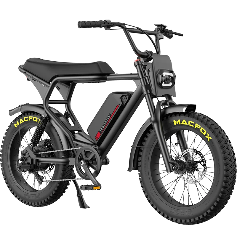 Macfox X2 1000W Brushless Electric Mountain Bike with Dual Battery