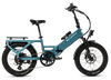 XP4 750 Electric Bike Folding Step-Thru Raindrop Blue