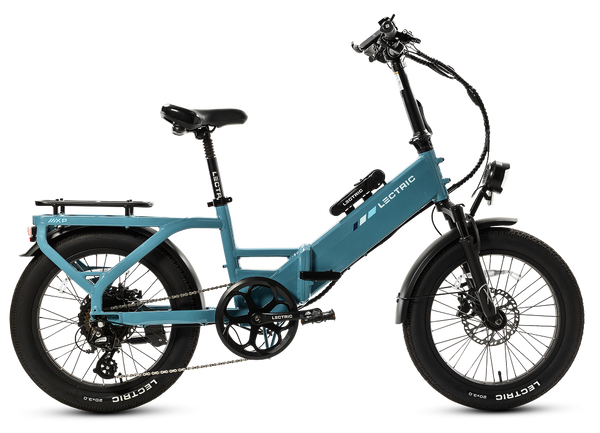 XP4 750 Electric Bike Folding Step-Thru Raindrop Blue