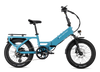 XP4 750 Electric Bike Folding Step-Thru Raindrop Blue