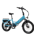 XP4 750 Electric Bike Folding Step-Thru Raindrop Blue