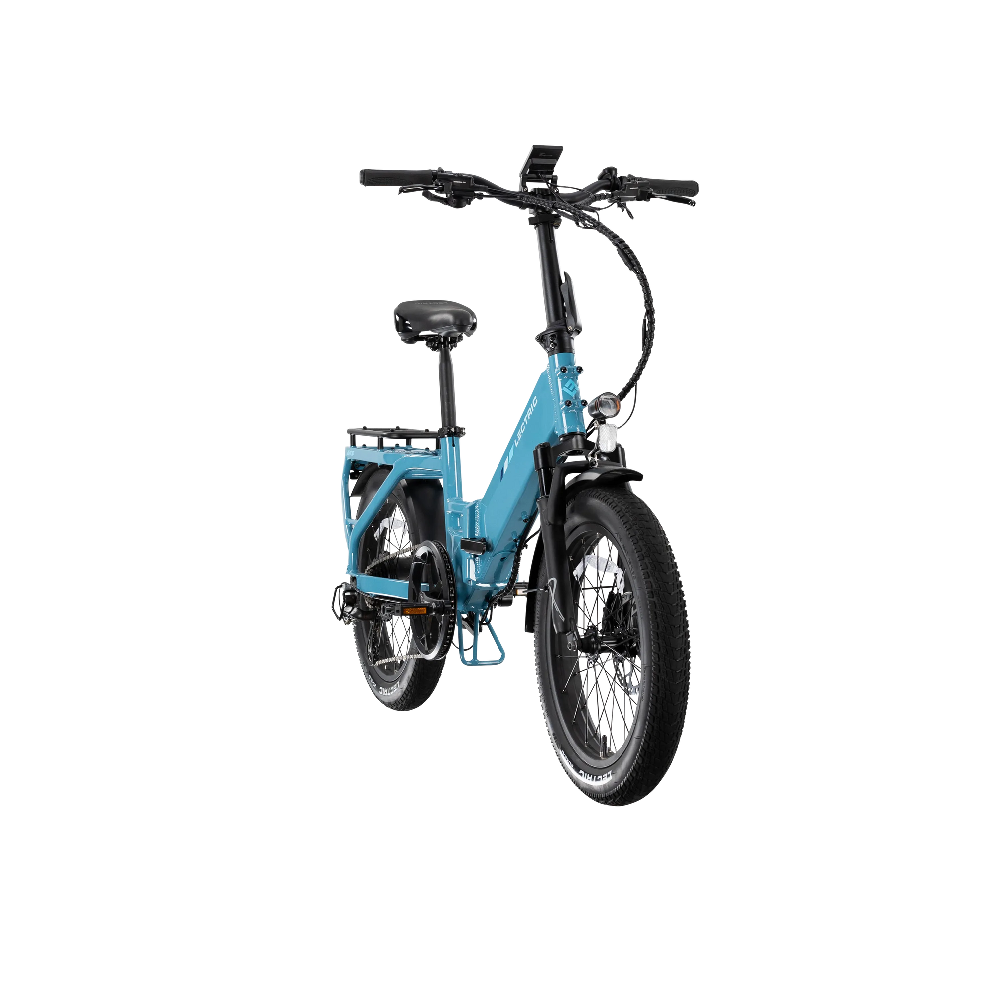 XP4 750 Electric Bike Folding Step-Thru Raindrop Blue