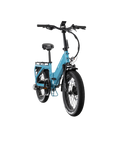 XP4 750 Electric Bike Folding Step-Thru Raindrop Blue