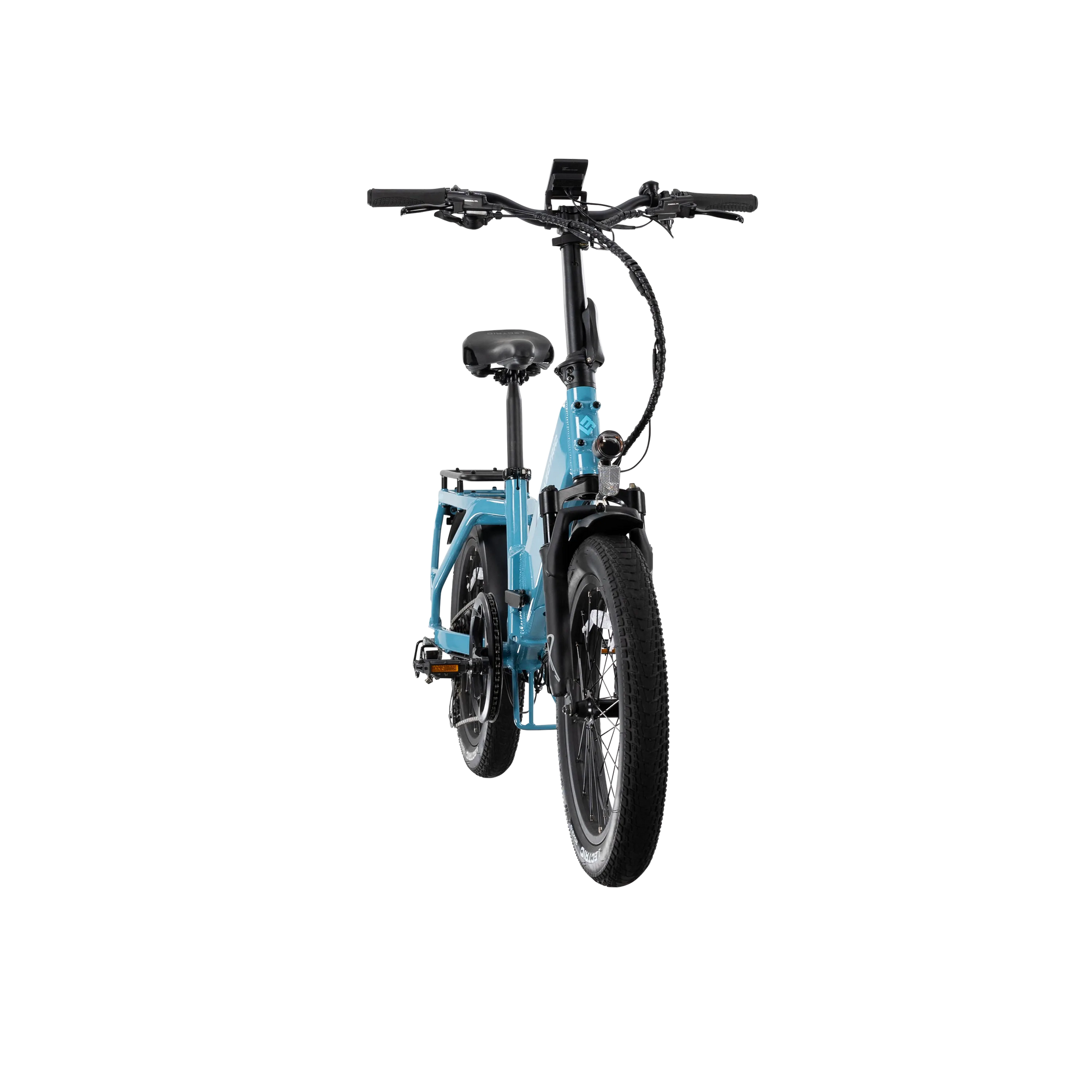 XP4 750 Electric Bike Folding Step-Thru Raindrop Blue