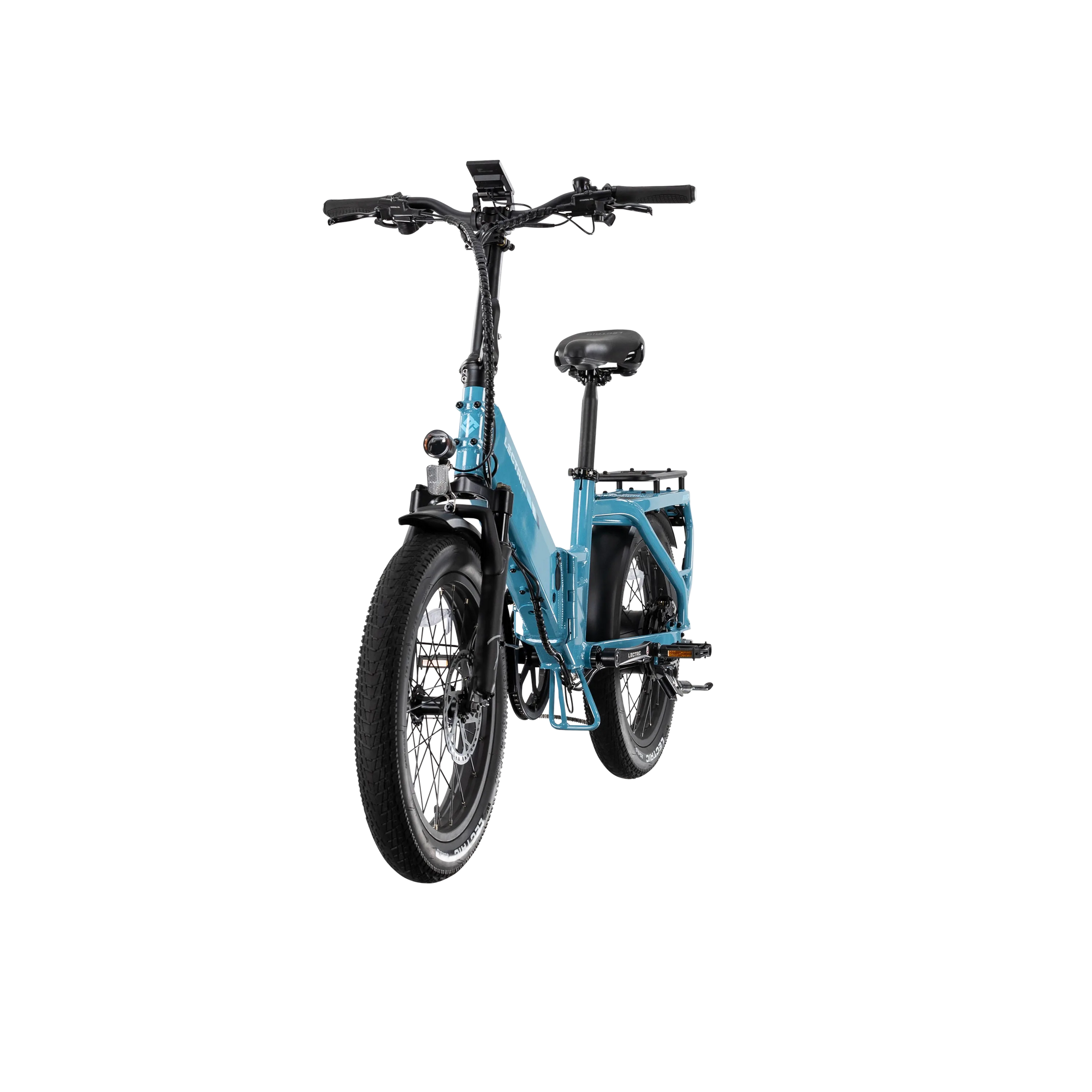 XP4 750 Electric Bike Folding Step-Thru Raindrop Blue