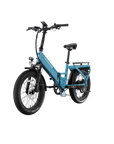 XP4 750 Electric Bike Folding Step-Thru Raindrop Blue