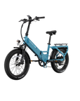 XP4 750 Electric Bike Folding Step-Thru Raindrop Blue