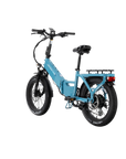 XP4 750 Electric Bike Folding Step-Thru Raindrop Blue