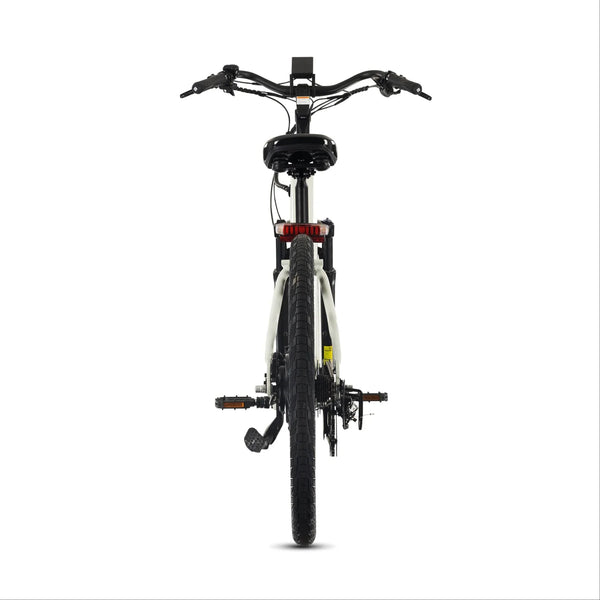Lectric XPress2 Stratus White Cruiser eBike