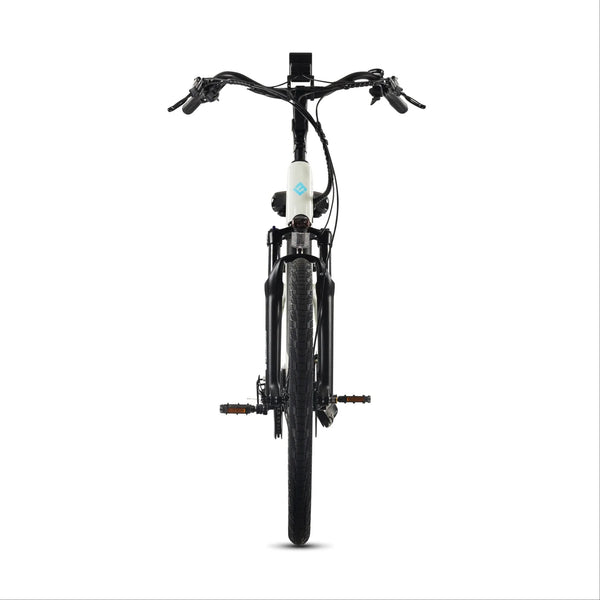Lectric XPress2 Stratus White Cruiser eBike