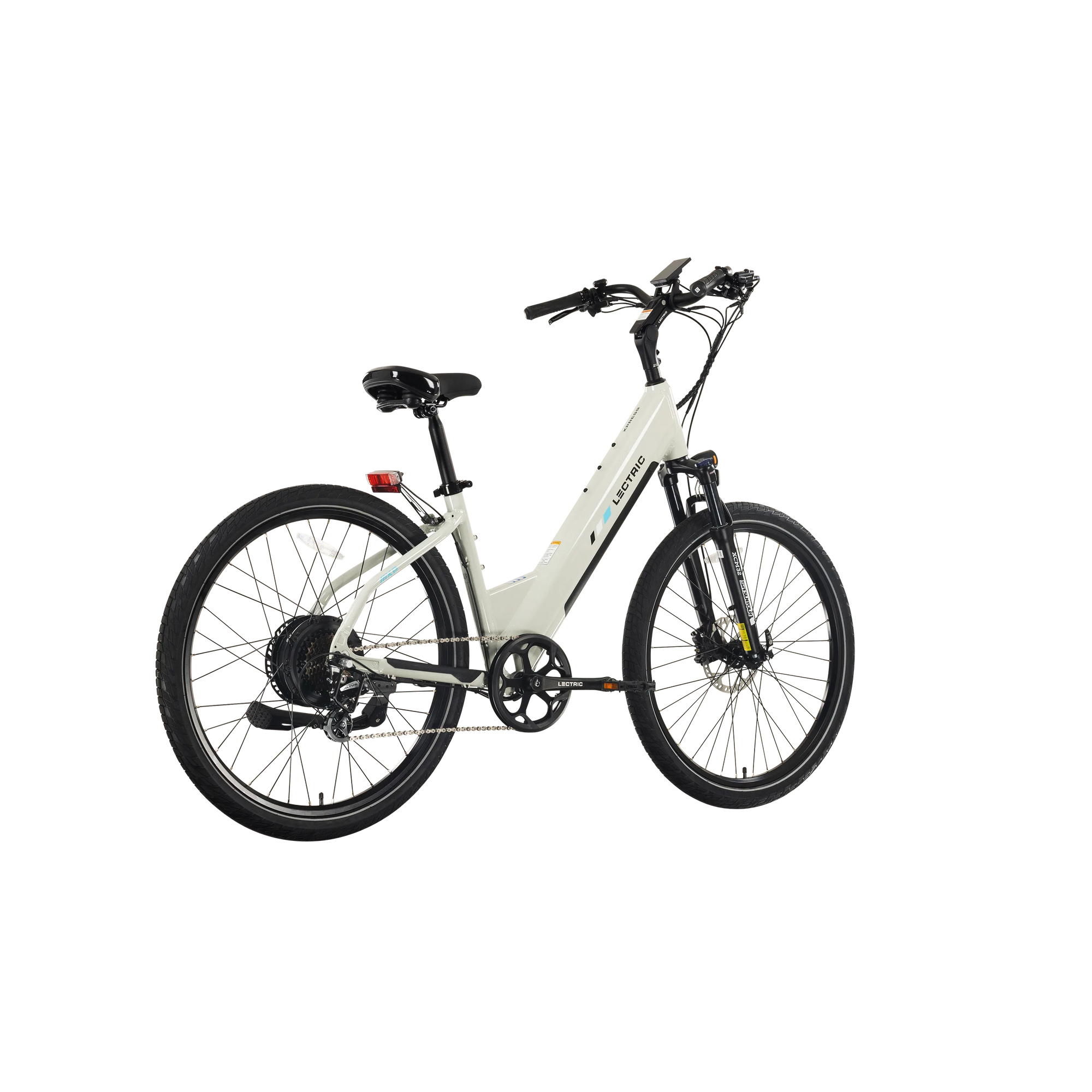 Lectric XPress2 Stratus White Cruiser eBike