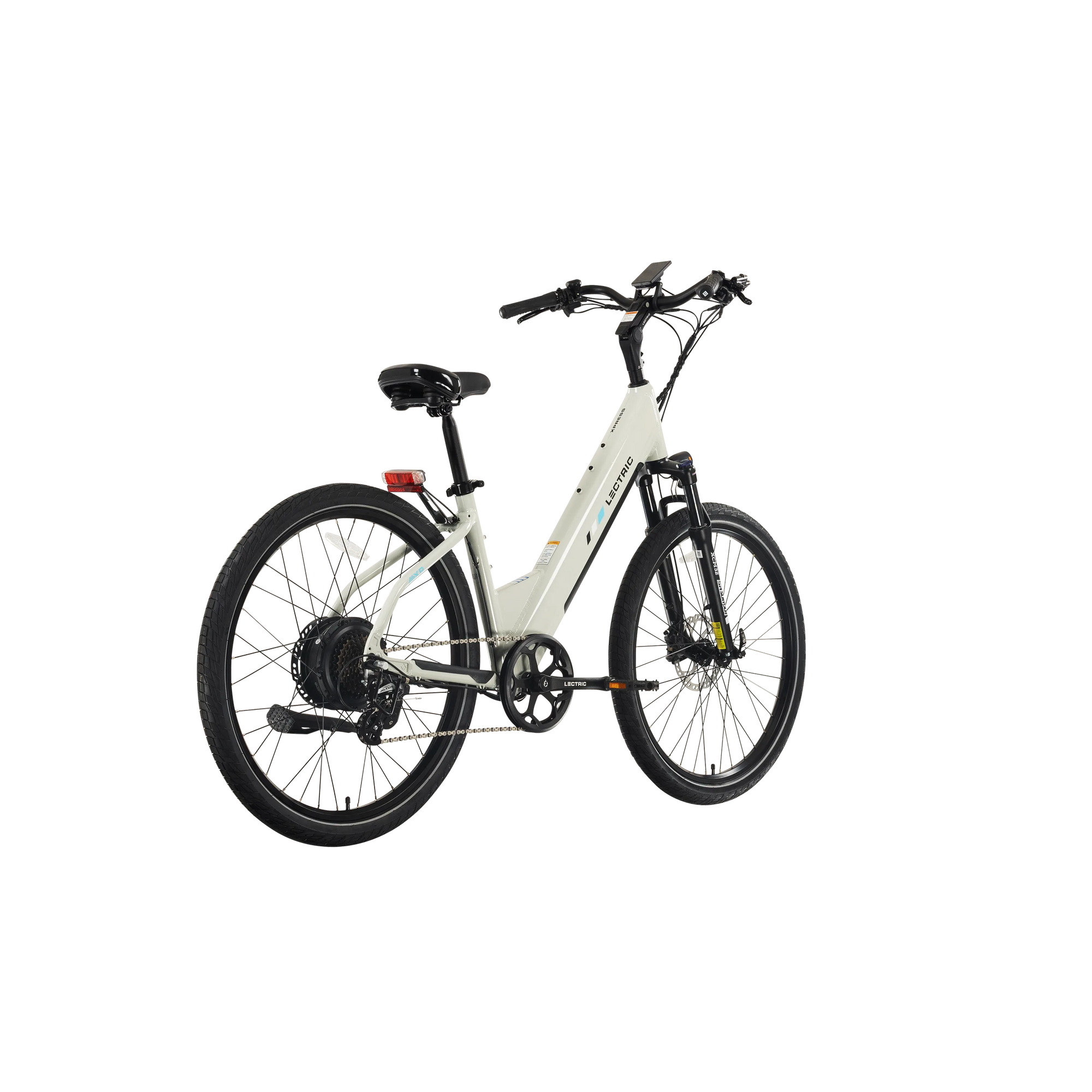 Lectric XPress2 Stratus White Cruiser eBike