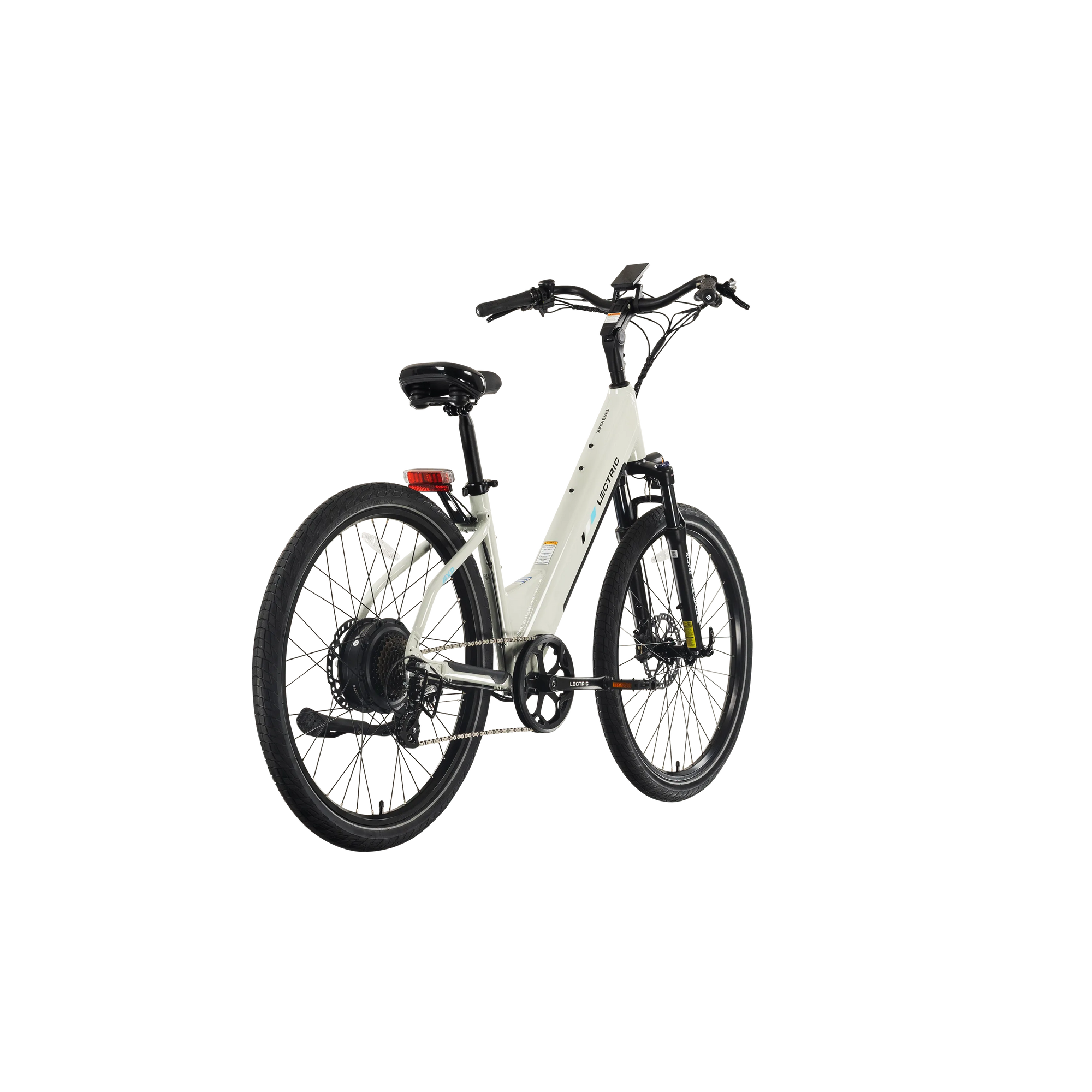 Lectric XPress2 Stratus White Cruiser eBike